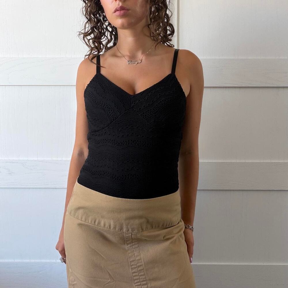Y2k inc international concepts black lace cami